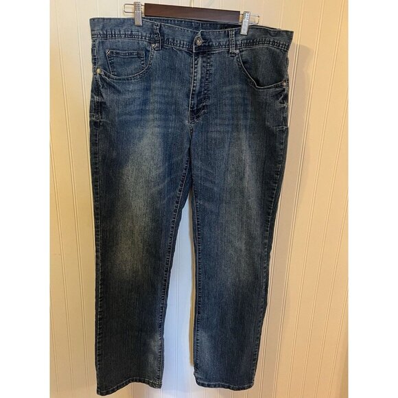TK Axel Jeans Size 38x32 Men’s Straight Slim Y2K Vintage - Picture 1 of 6